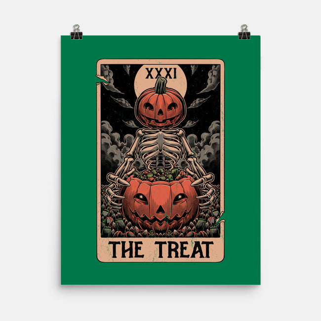 Halloween Tarot Pumpkin Treat-None-Matte-Poster-Studio Mootant