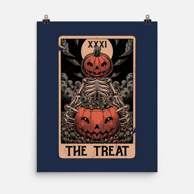 Halloween Tarot Pumpkin Treat-None-Matte-Poster-Studio Mootant