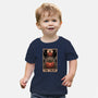 Halloween Tarot Pumpkin Treat-Baby-Basic-Tee-Studio Mootant