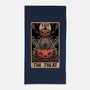 Halloween Tarot Pumpkin Treat-None-Beach-Towel-Studio Mootant