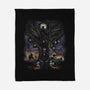 Starry Poe-None-Fleece-Blanket-zascanauta