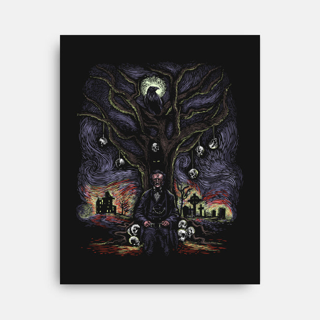 Starry Poe-None-Stretched-Canvas-zascanauta