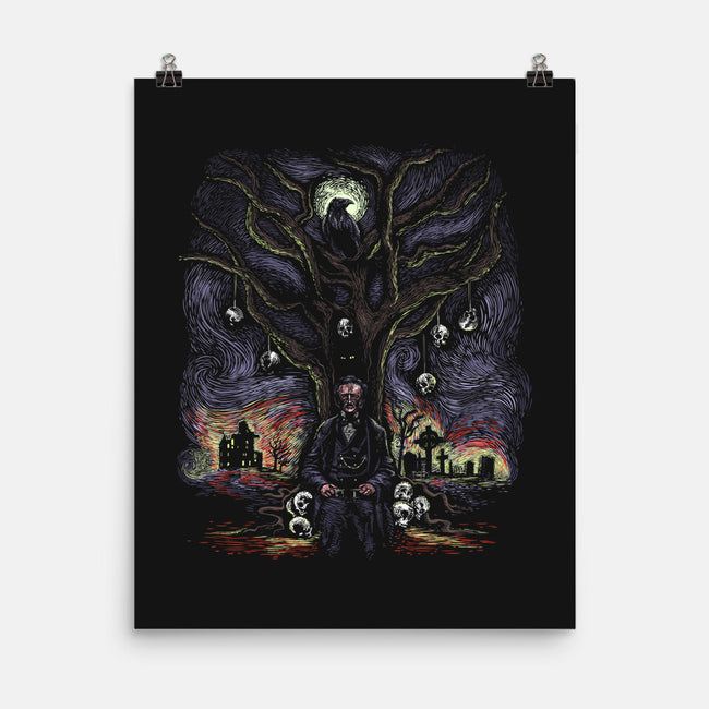 Starry Poe-None-Matte-Poster-zascanauta