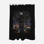 Starry Poe-None-Polyester-Shower Curtain-zascanauta