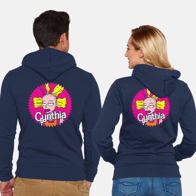 Cynthia Doll-Unisex-Zip-Up-Sweatshirt-dalethesk8er