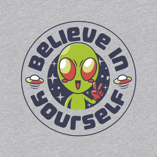 Believe In Yourself Alien-Dog-Basic-Pet Tank-tobefonseca