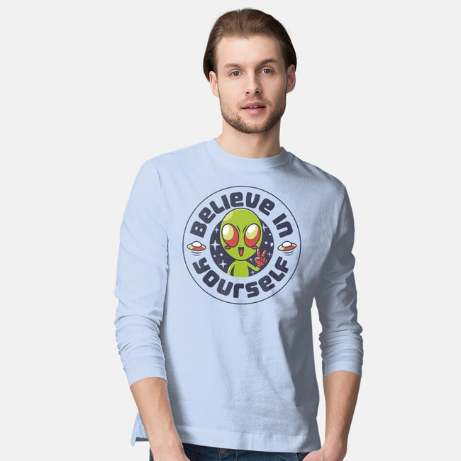 Believe In Yourself Alien-Mens-Long Sleeved-Tee-tobefonseca