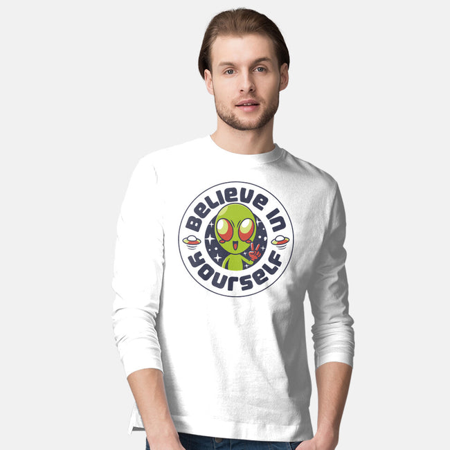 Believe In Yourself Alien-Mens-Long Sleeved-Tee-tobefonseca