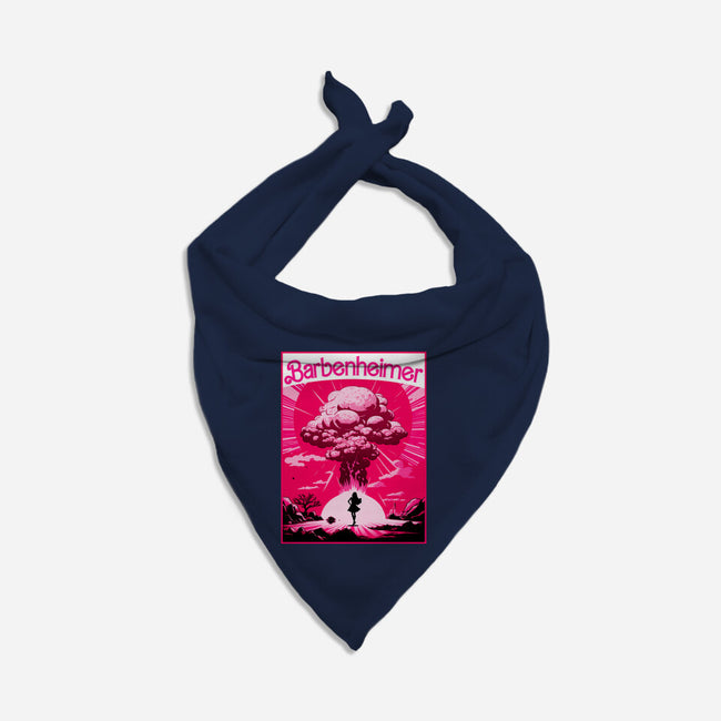 Barbenheimer Explosion-Dog-Bandana-Pet Collar-Benizdani