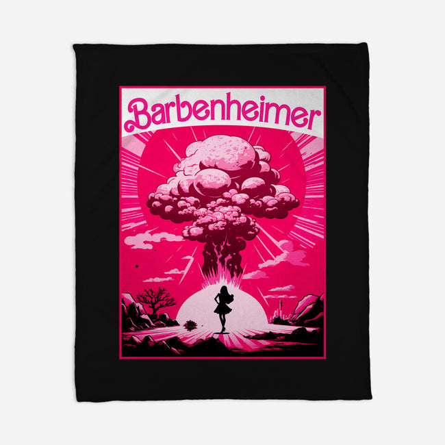 Barbenheimer Explosion-None-Fleece-Blanket-Benizdani