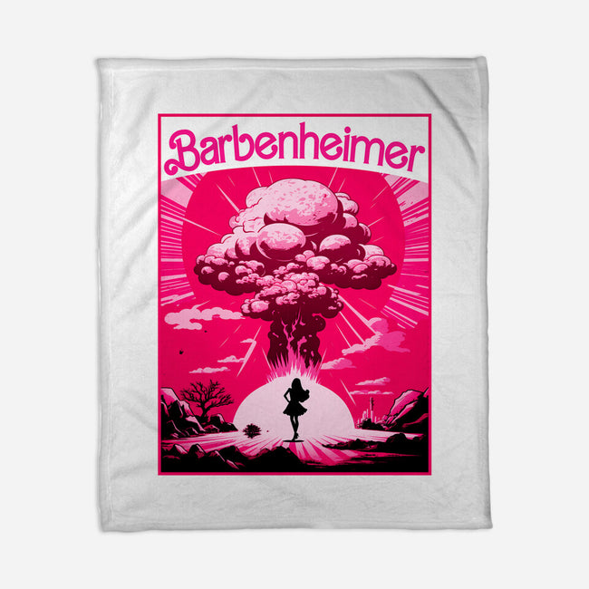 Barbenheimer Explosion-None-Fleece-Blanket-Benizdani