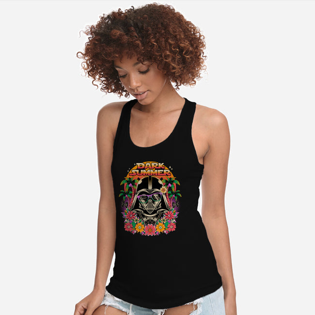 Dark Summer-Womens-Racerback-Tank-GODZILLARGE