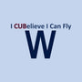 I CUBelieve I Can Fly-None-Glossy-Sticker-Mills