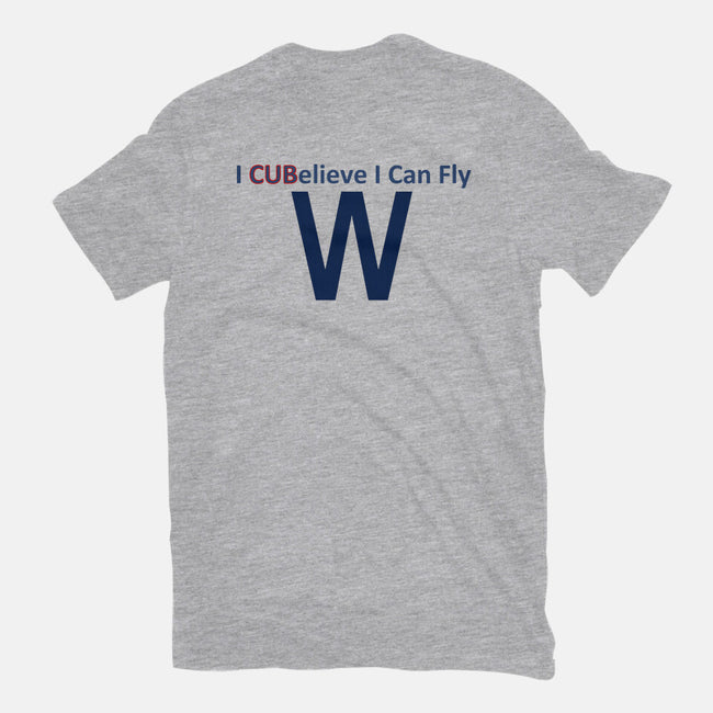 I CUBelieve I Can Fly-Womens-Fitted-Tee-Mills