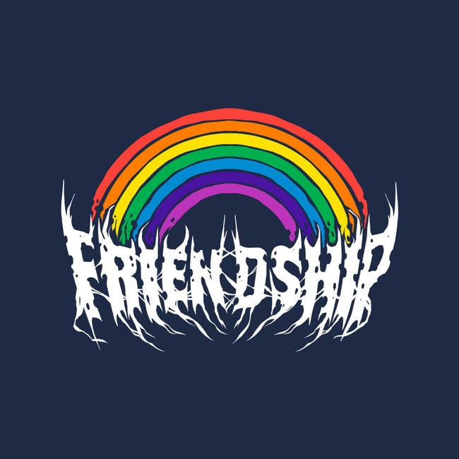 Friendship Powered By Metal-Unisex-Basic-Tee-manoystee