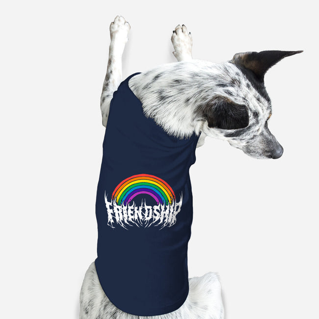 Friendship Powered By Metal-Dog-Basic-Pet Tank-manoystee