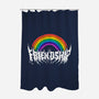 Friendship Powered By Metal-None-Polyester-Shower Curtain-manoystee