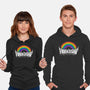 Friendship Powered By Metal-Unisex-Pullover-Sweatshirt-manoystee