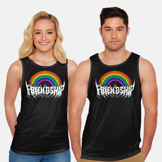 Friendship Powered By Metal-Unisex-Basic-Tank-manoystee