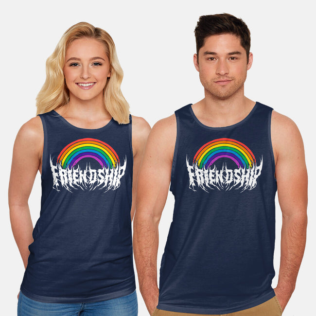 Friendship Powered By Metal-Unisex-Basic-Tank-manoystee