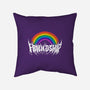 Friendship Powered By Metal-None-Removable Cover-Throw Pillow-manoystee