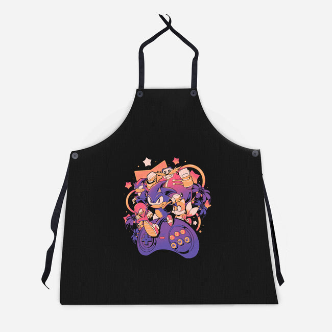 Gotta Play Fast-Unisex-Kitchen-Apron-eduely