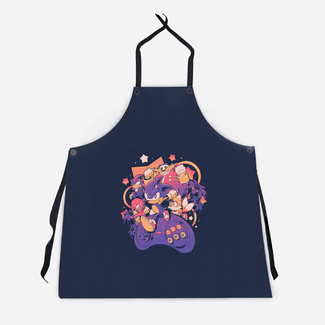 Gotta Play Fast-Unisex-Kitchen-Apron-eduely