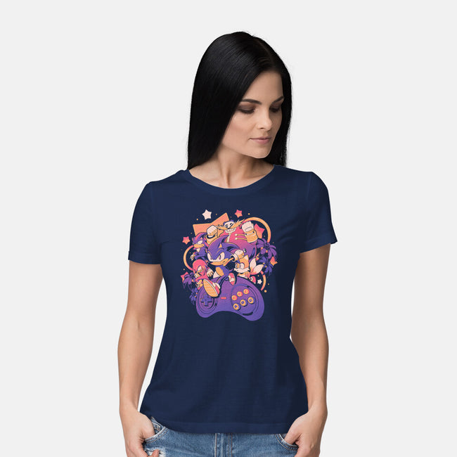 Gotta Play Fast-Womens-Basic-Tee-eduely