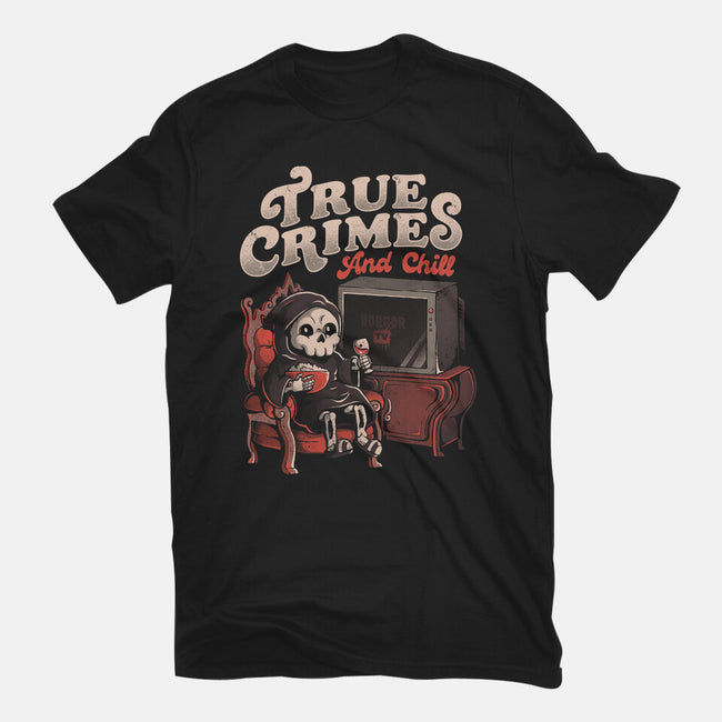 True Crimes And Chill-Youth-Basic-Tee-eduely