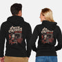 True Crimes And Chill-Unisex-Zip-Up-Sweatshirt-eduely