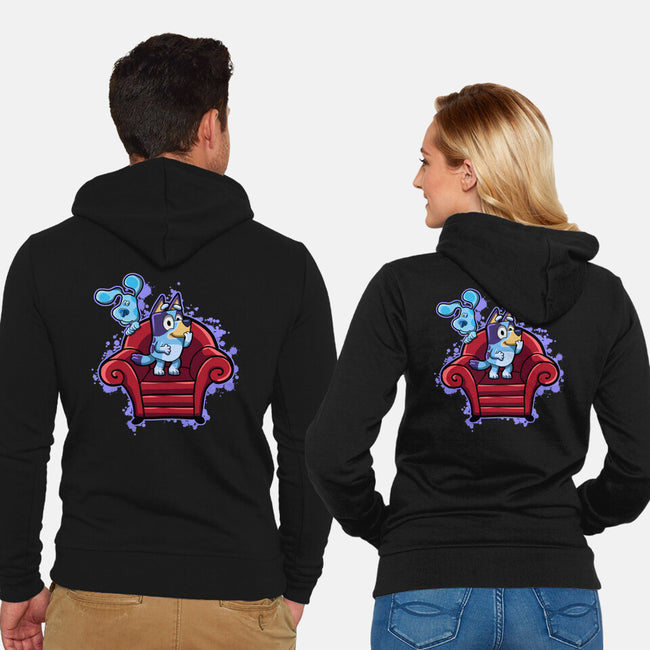 Dogs Clues-Unisex-Zip-Up-Sweatshirt-nickzzarto