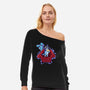 Dogs Clues-Womens-Off Shoulder-Sweatshirt-nickzzarto