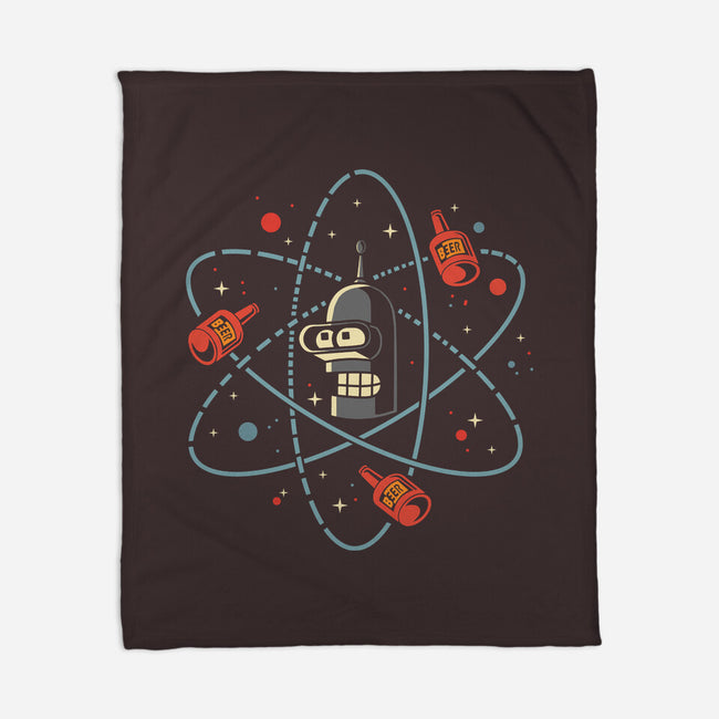 Beer Orbit-None-Fleece-Blanket-erion_designs