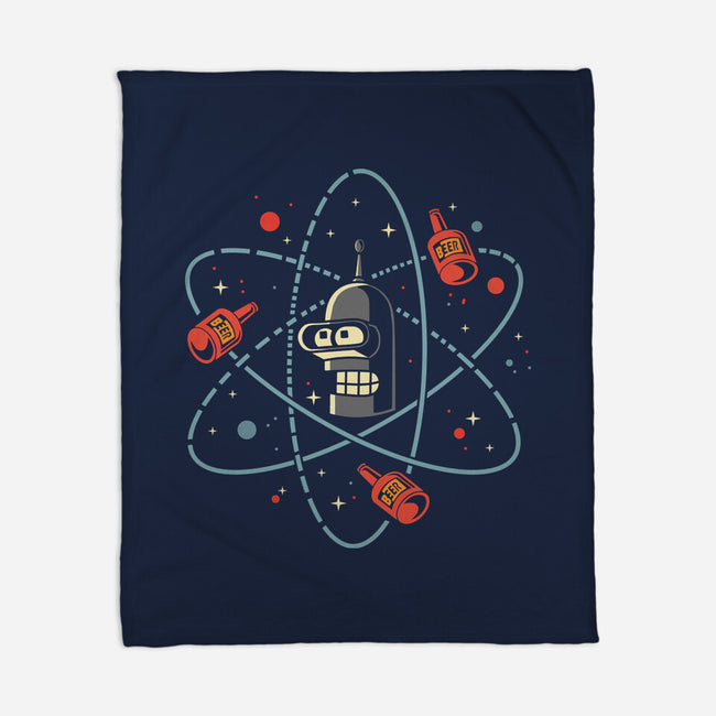 Beer Orbit-None-Fleece-Blanket-erion_designs