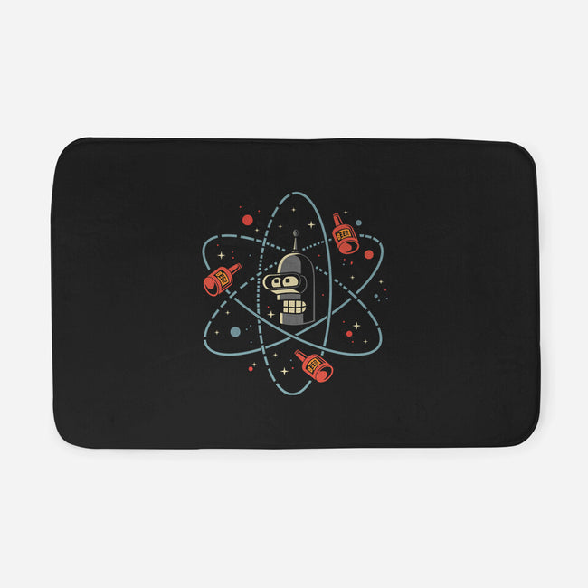 Beer Orbit-None-Memory Foam-Bath Mat-erion_designs