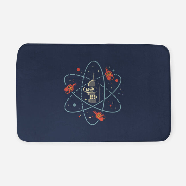 Beer Orbit-None-Memory Foam-Bath Mat-erion_designs