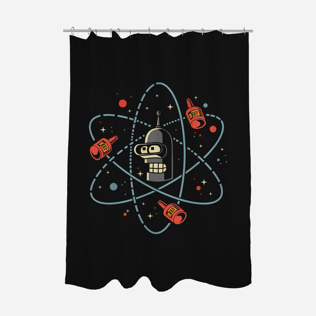 Beer Orbit-None-Polyester-Shower Curtain-erion_designs