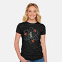 Beer Orbit-Womens-Fitted-Tee-erion_designs