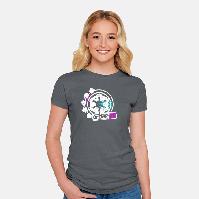 Execute Order 66-Womens-Fitted-Tee-RoboMega