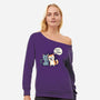 Stupid Mercury-Womens-Off Shoulder-Sweatshirt-Freecheese