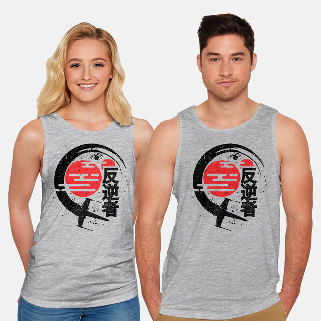 Rebel Of The Rising Sun-Unisex-Basic-Tank-jrberger