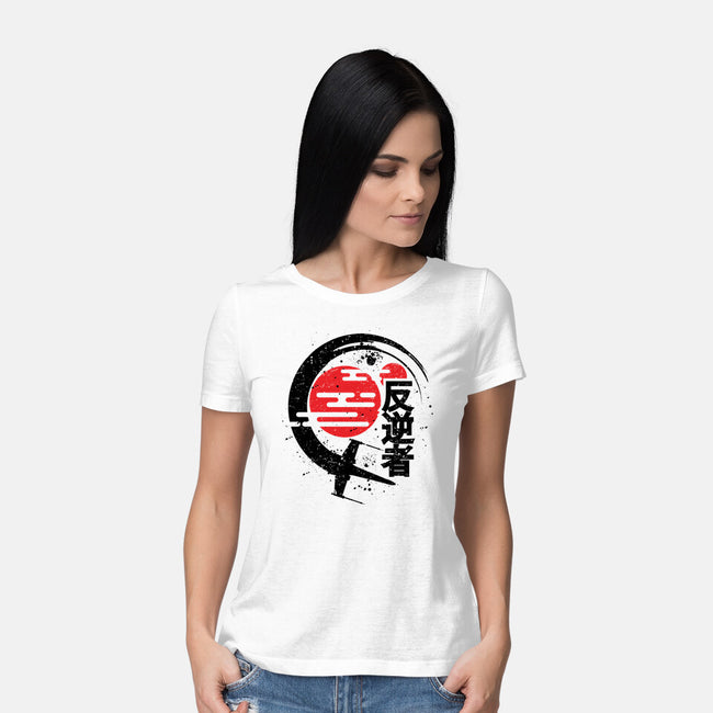 Rebel Of The Rising Sun-Womens-Basic-Tee-jrberger