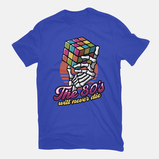 80s Will Never Die-Youth-Basic-Tee-tobefonseca