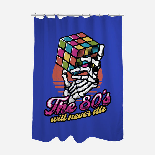 80s Will Never Die-None-Polyester-Shower Curtain-tobefonseca