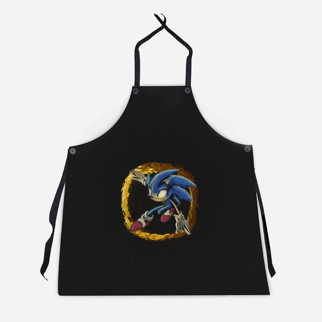 Runner's Paint-Unisex-Kitchen-Apron-nickzzarto