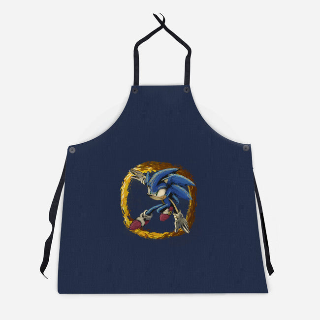 Runner's Paint-Unisex-Kitchen-Apron-nickzzarto