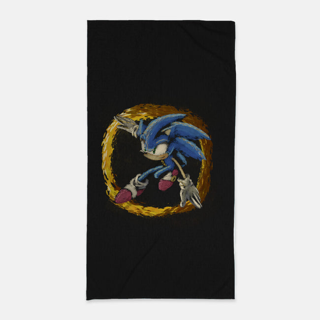 Runner's Paint-None-Beach-Towel-nickzzarto