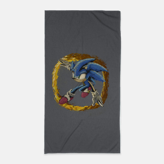 Runner's Paint-None-Beach-Towel-nickzzarto