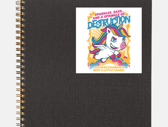 Unicorn Rainbows Destruction