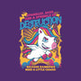 Unicorn Rainbows Destruction-Womens-Basic-Tee-Studio Mootant